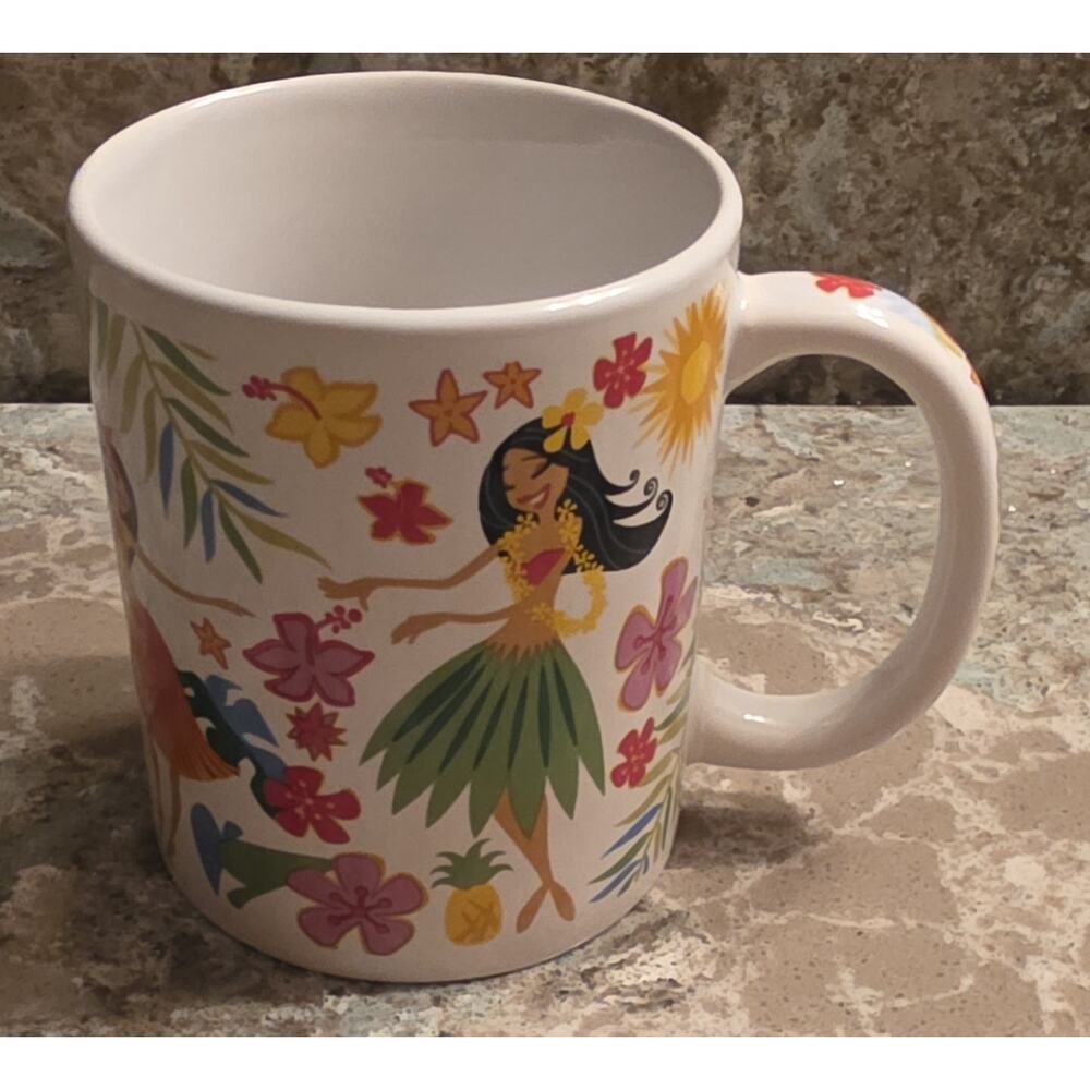 Island Hula Honeys, Hawaiian Hula Hawaii Girls Tropical Coffee Mug ~ Tea Cup
